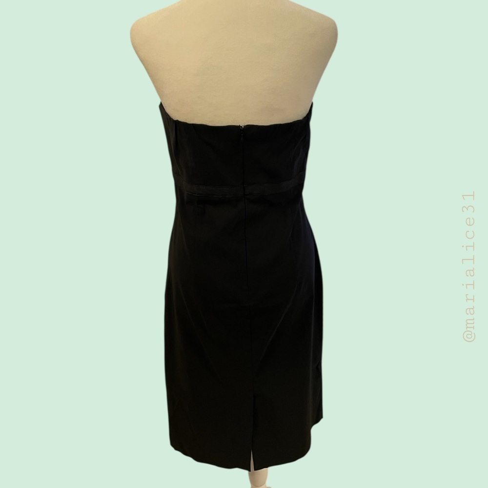 Express Stretch Strapless Dress. Black. Size 10. EUC. Measurements in pictures. - Picture 3 of 15